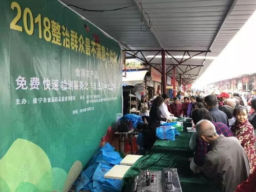 食用農(nóng)產(chǎn)品免費(fèi)快速檢測(cè)服務(wù)之 走進(jìn)川中大市場(chǎng) 活動(dòng)舉行